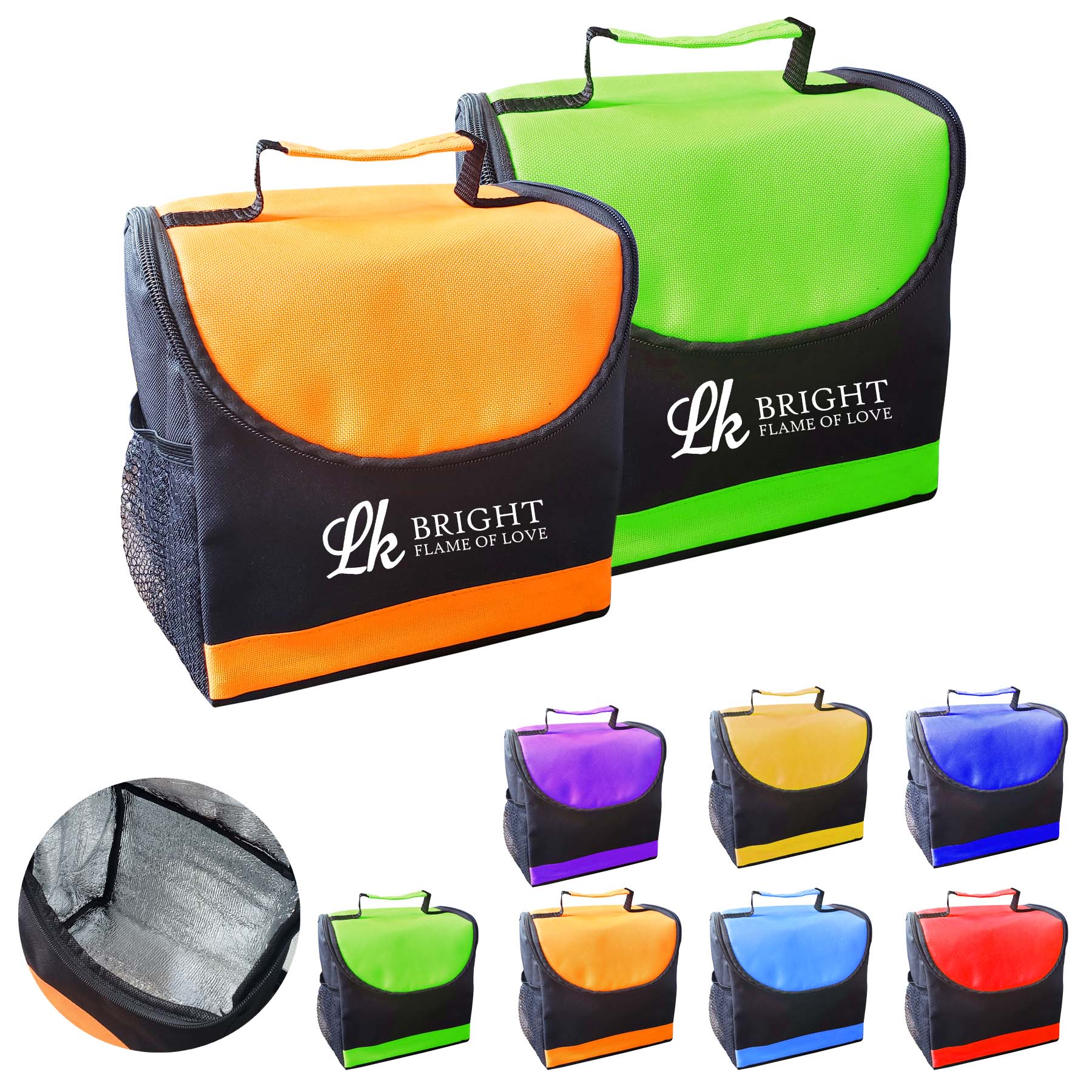 FlyFlyPromos - Insulated Lunch Cooler Bag Image 1 - Promotional Product